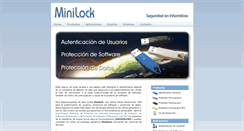Desktop Screenshot of minilock.com.ar